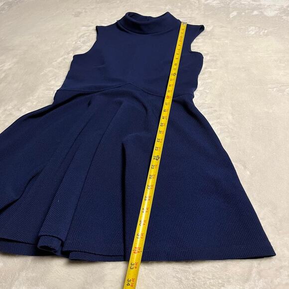 Bailey Blue Tennis Dress Size M Mini Fit & Flare Dark Sleeveless Summer Stretch - Picture 6 of 9